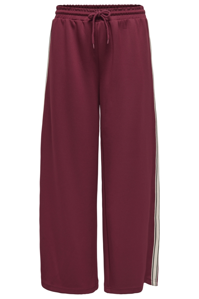 ONLASTA WIDE STRIPE PANTS SWT 15356171 Cabernet/Black/birch